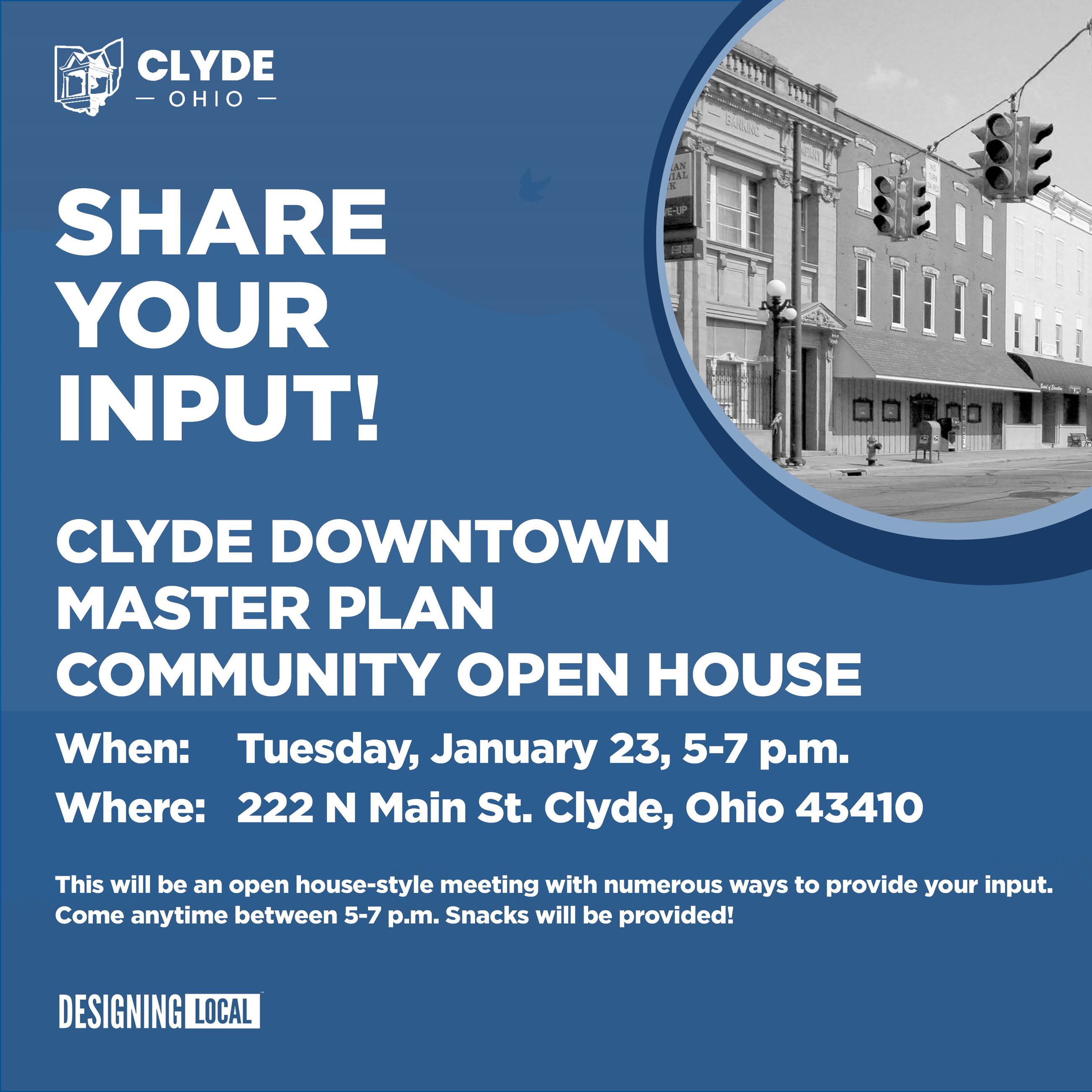 Clyde Downtown Master Plan- Public Engagement